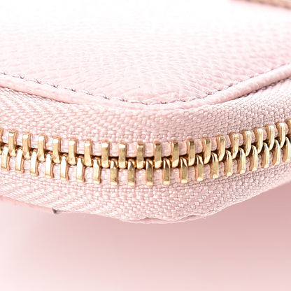 Dolce & Gabbana Dauphine Small Zip Around Wallet Pink 9 of 10