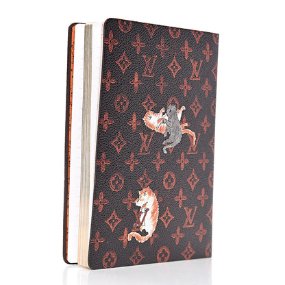 Louis Vuitton Catogram Clemence Notebook MM Marron 3 of 8