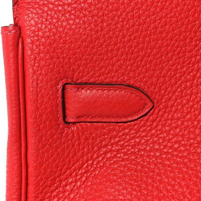 Hermes Togo Birkin 35 Rouge Casaque 11 of 41