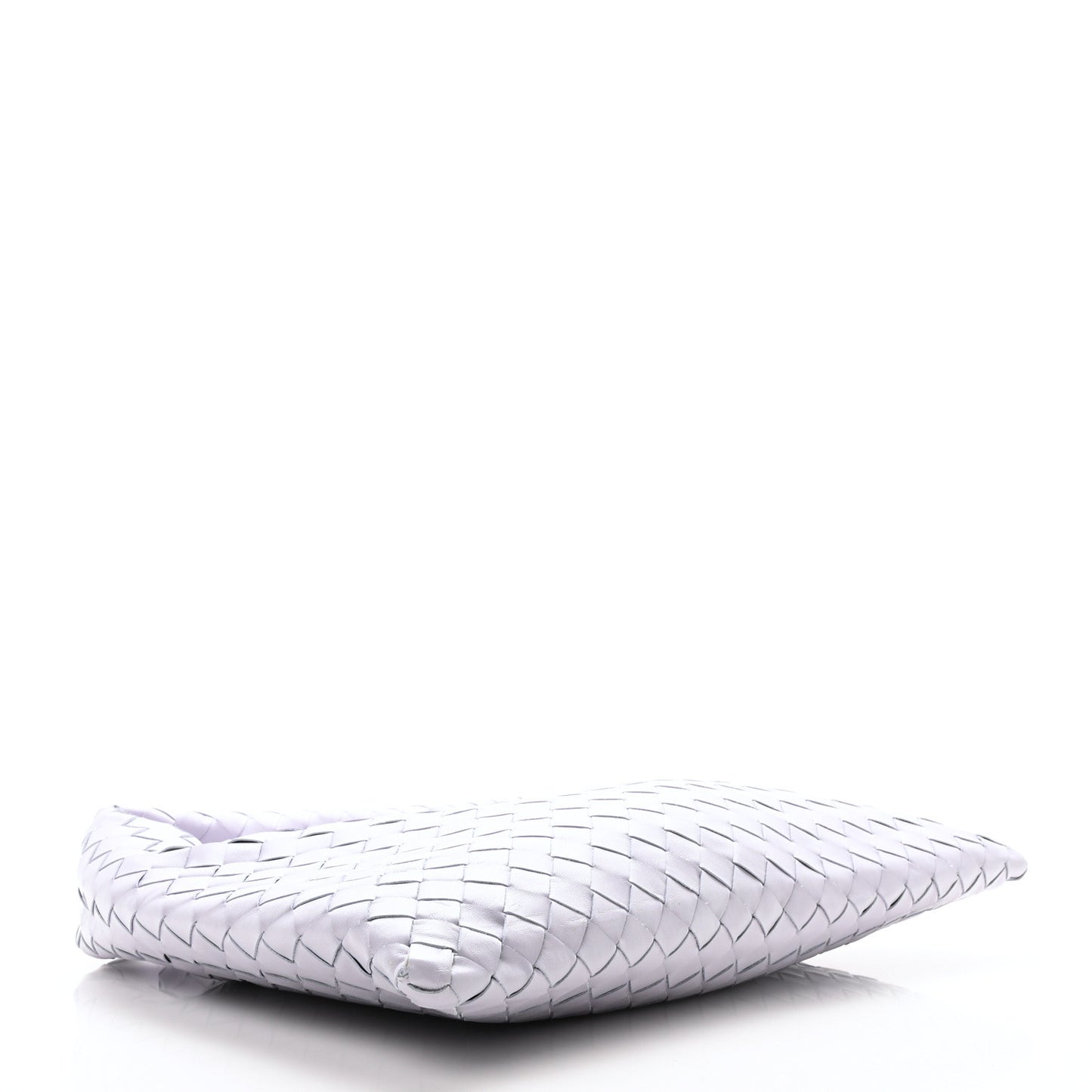 Calfskin Intrecciato Small Hop Oyster Lilac