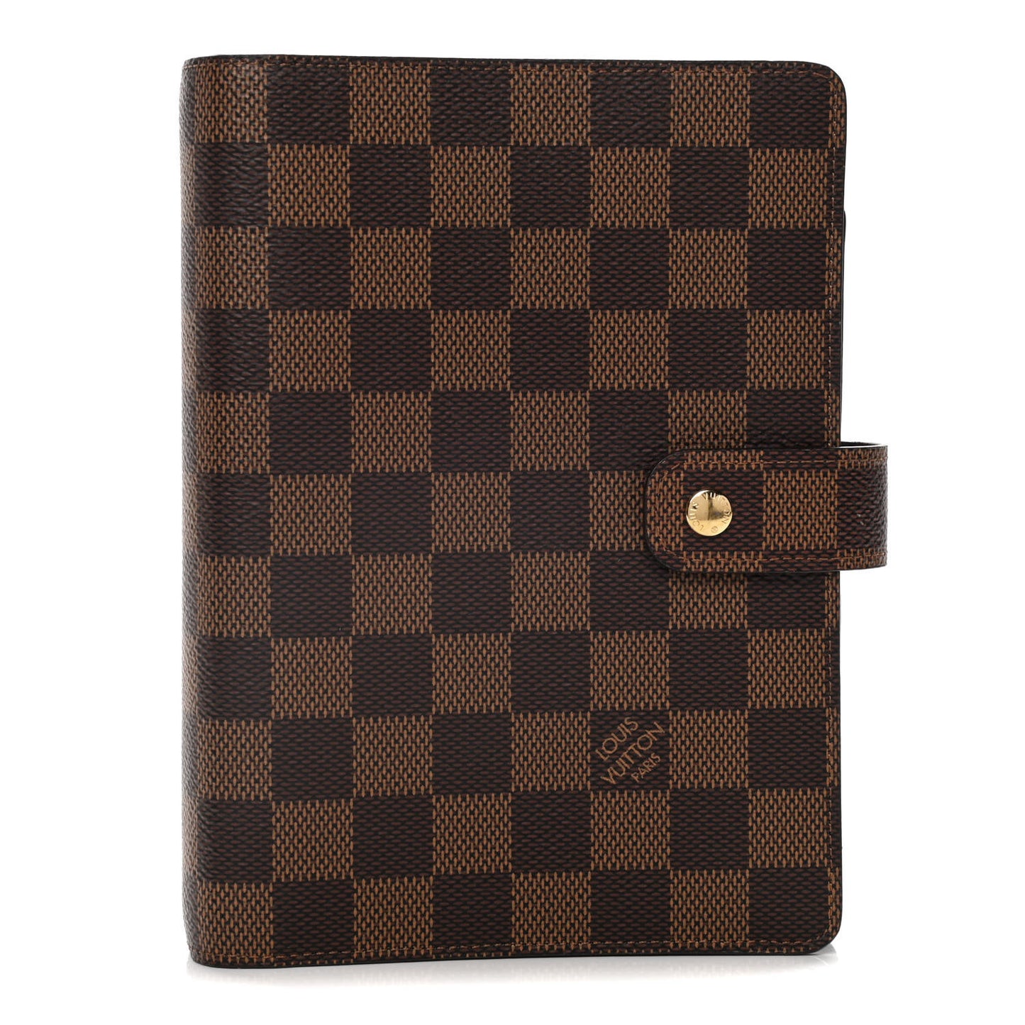 Damier Ebene Medium Ring Agenda Cover
