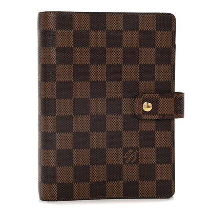 Louis Vuitton Damier Ebene Medium Ring Agenda Cover 1 of 7