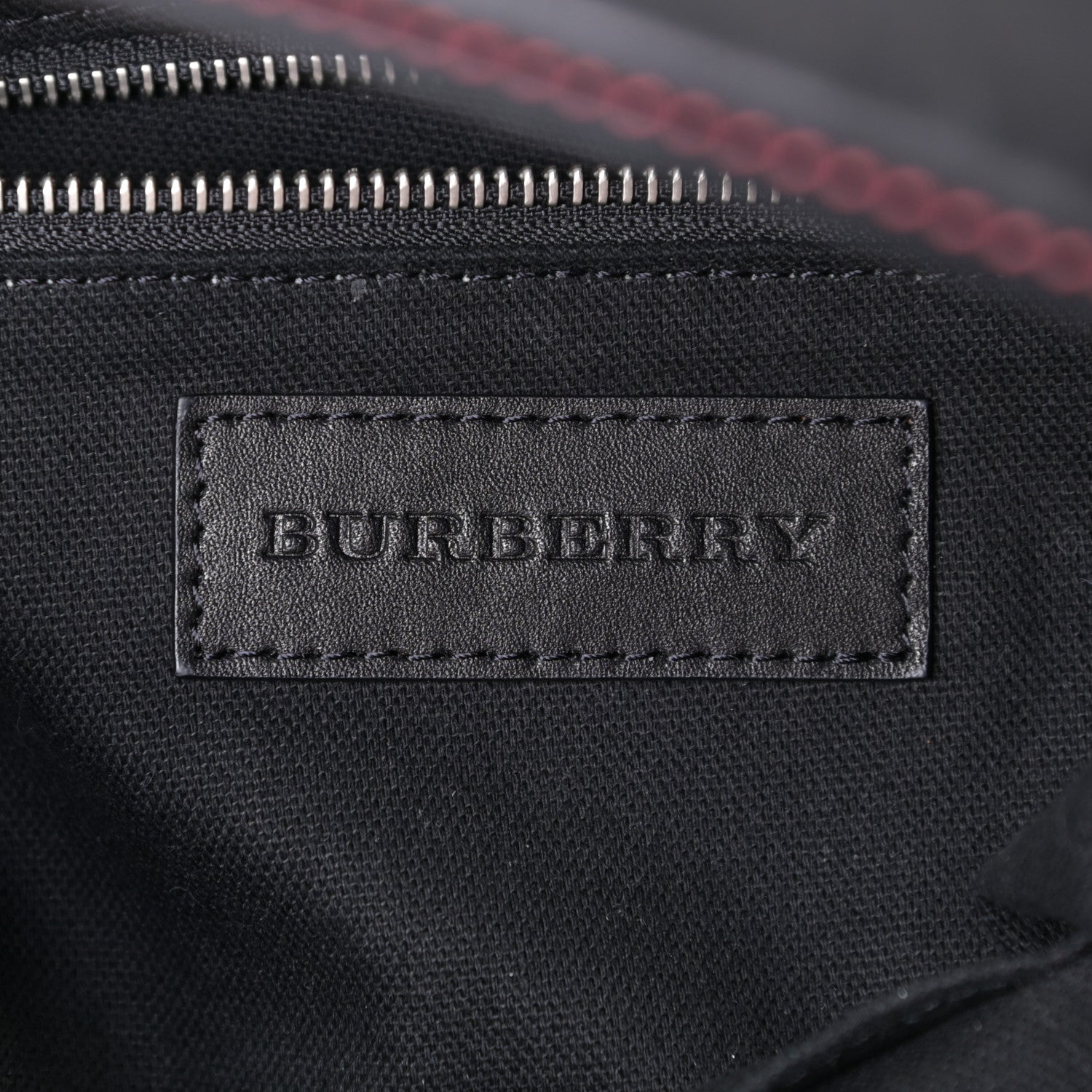 Burberry Canvas Mega Check Sequin Heart Medium Ashby Hobo Black 7 of 13