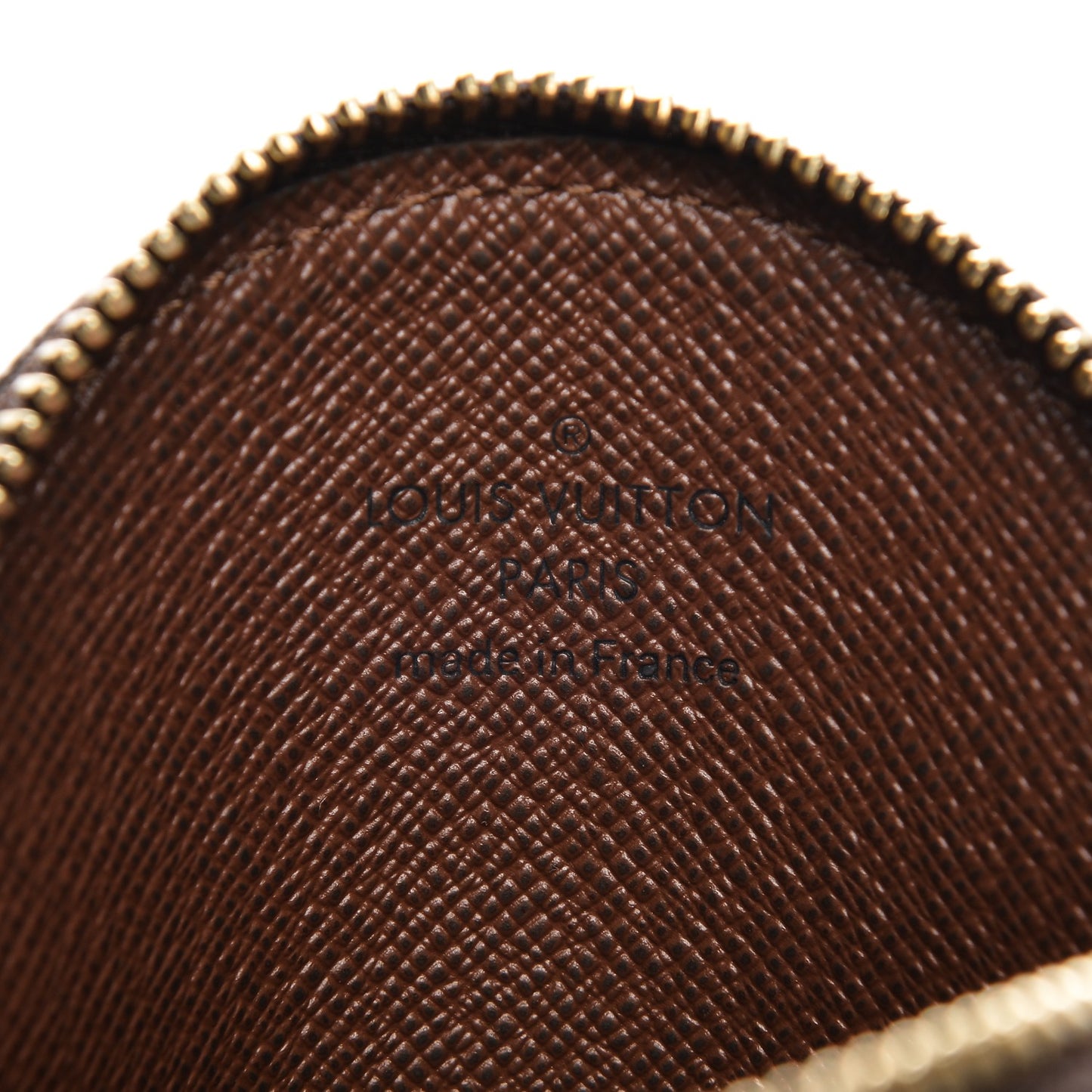 Monogram Round Coin Purse