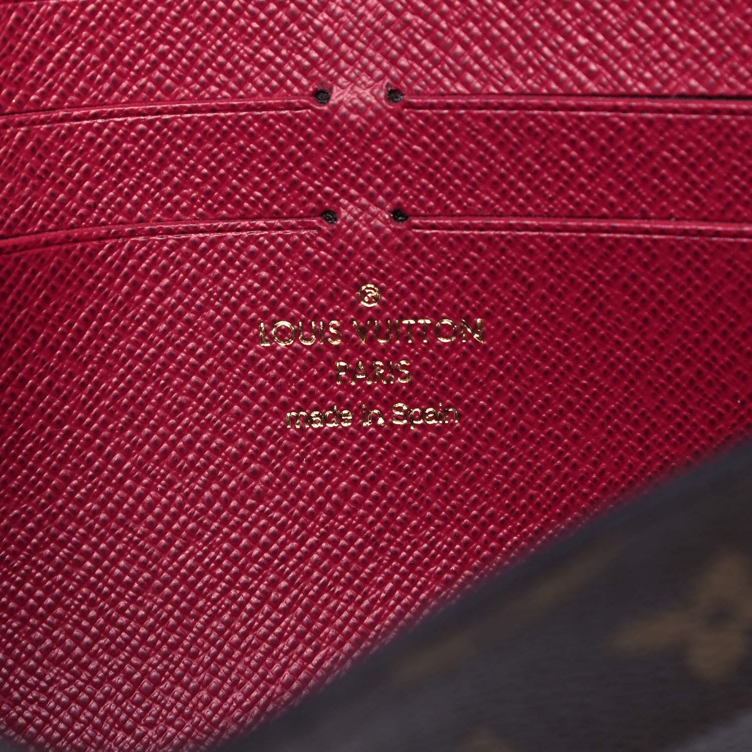 Louis Vuitton Monogram Jeanne Wallet Fuchsia 7 of 9