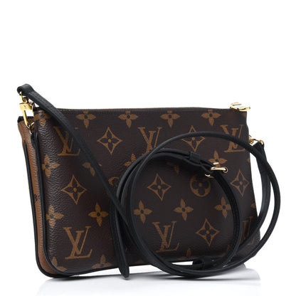 Louis Vuitton Reverse Monogram Giant Double Zip Pochette 2 of 5