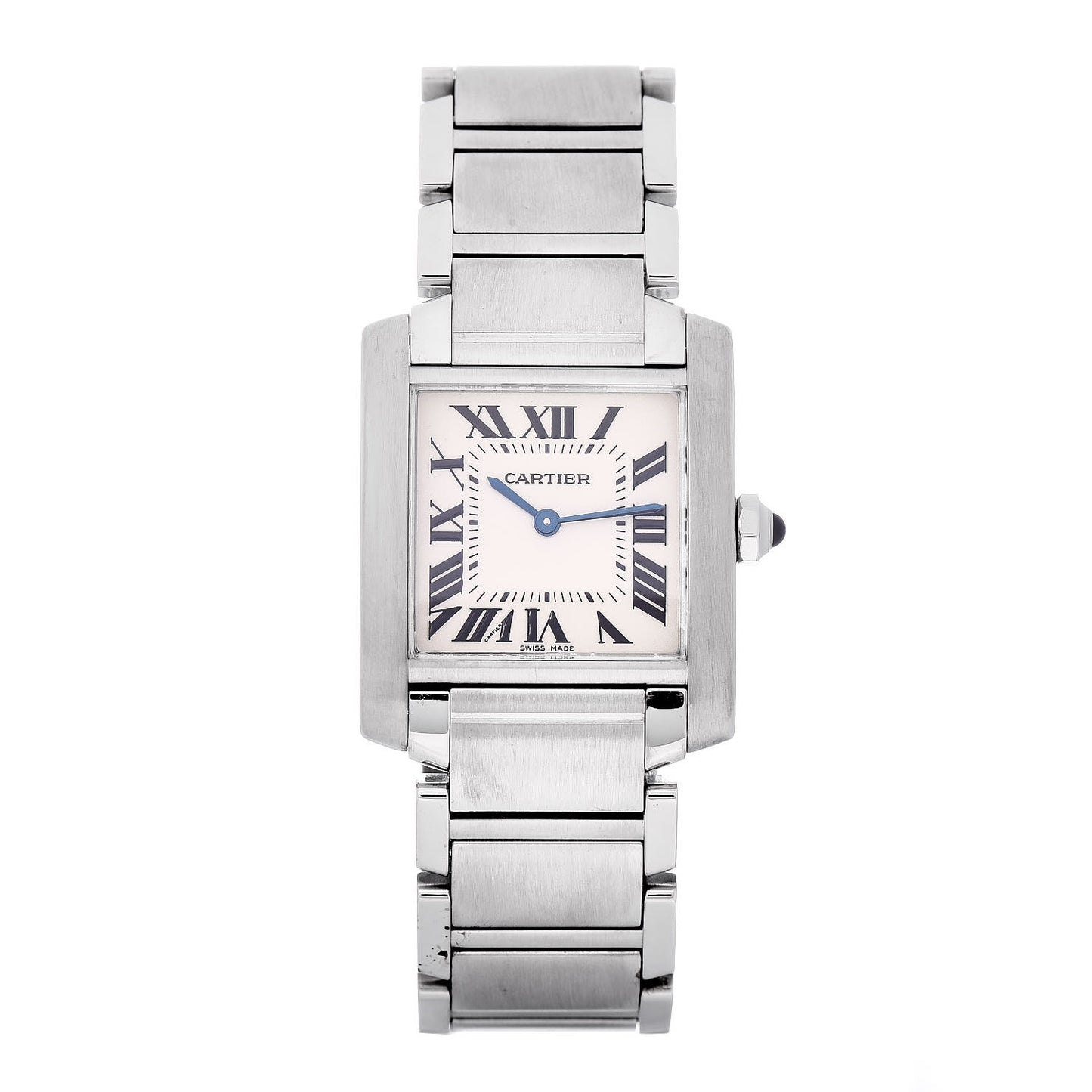 Stainless Steel 25mm Tank Francaise Quartz Watch