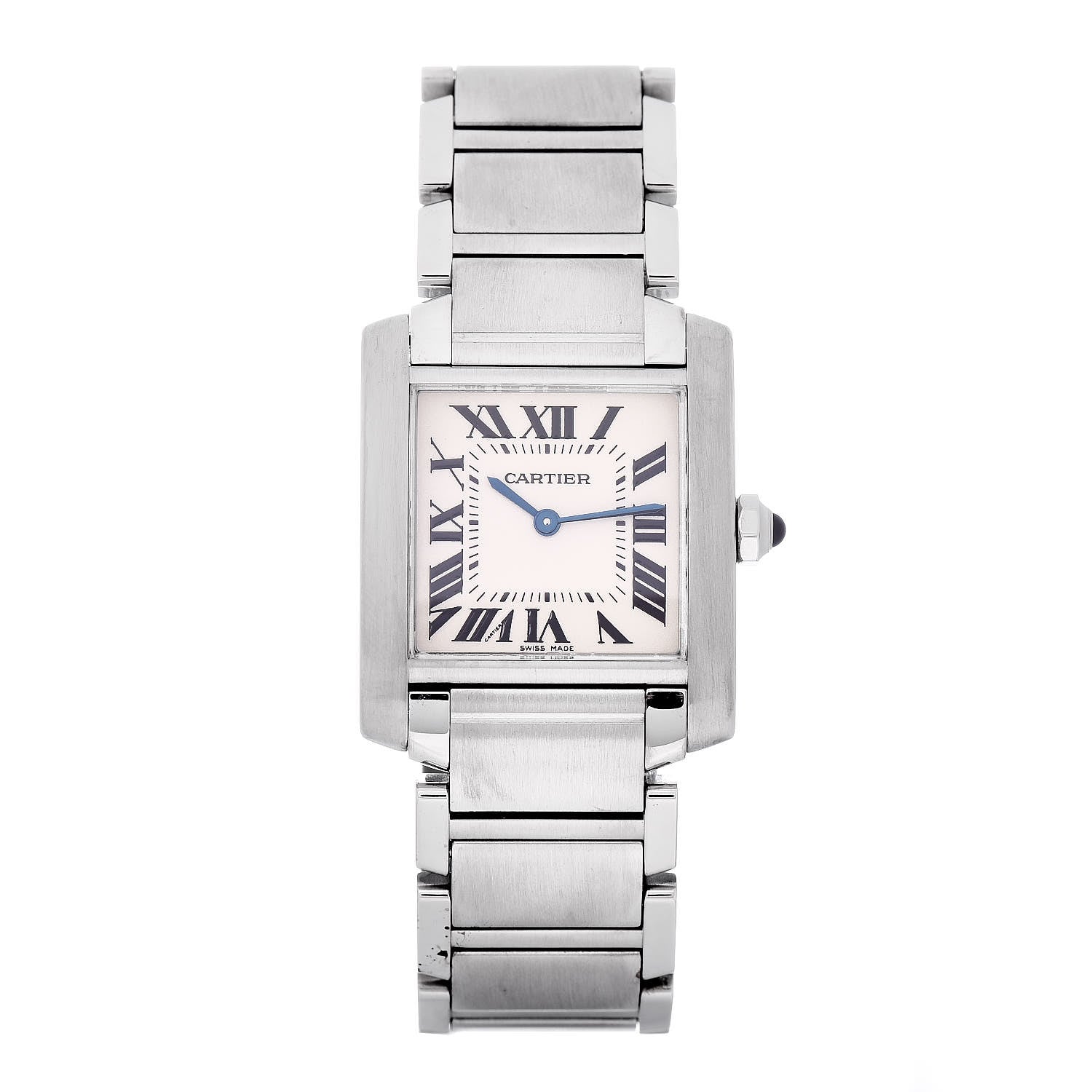 Cartier Stainless Steel 25mm Tank Francaise Quartz Watch 1 of 5
