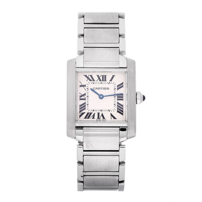 Cartier Stainless Steel 25mm Tank Francaise Quartz Watch 1 of 5