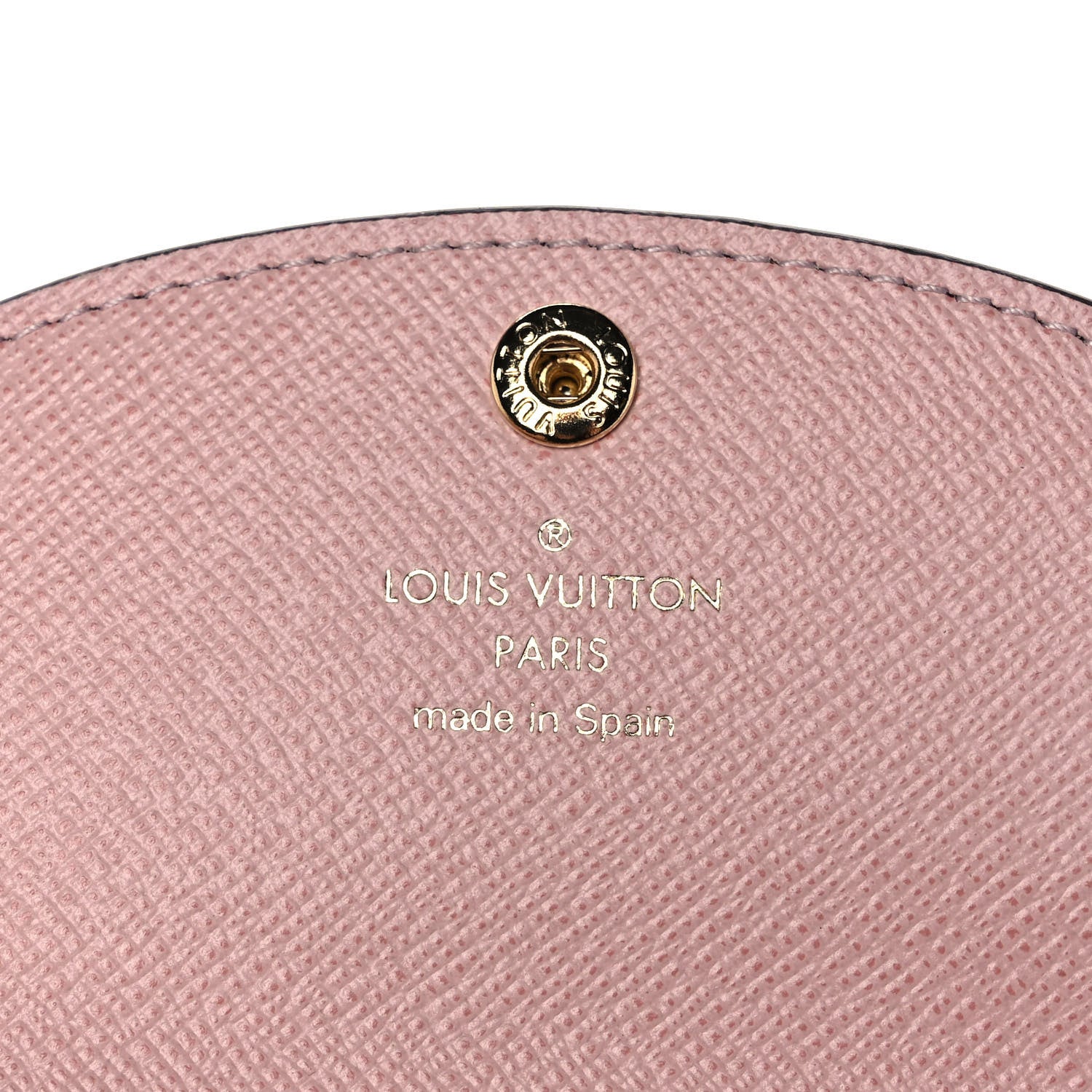 Louis Vuitton Damier Ebene Rosalie Coin Purse Rose Ballerine 6 of 10