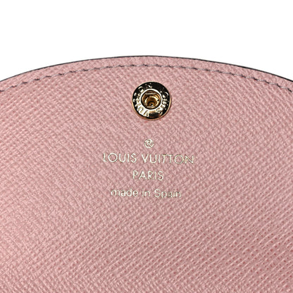 Louis Vuitton Damier Ebene Rosalie Coin Purse Rose Ballerine 6 of 10