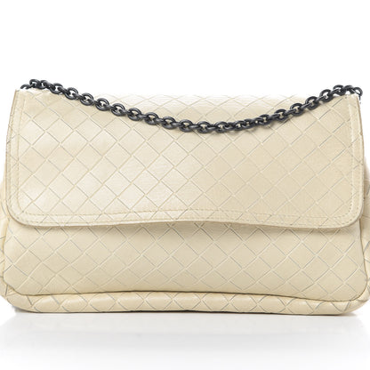 Bottega Veneta Nappa Intrecciato Mini Messenger Bag White 8 of 14
