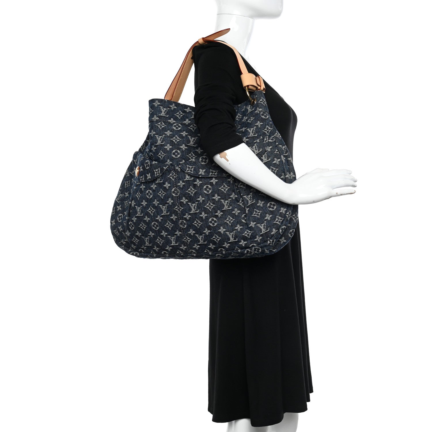 Louis Vuitton Denim Daily GM Gris Blue 2 of 10