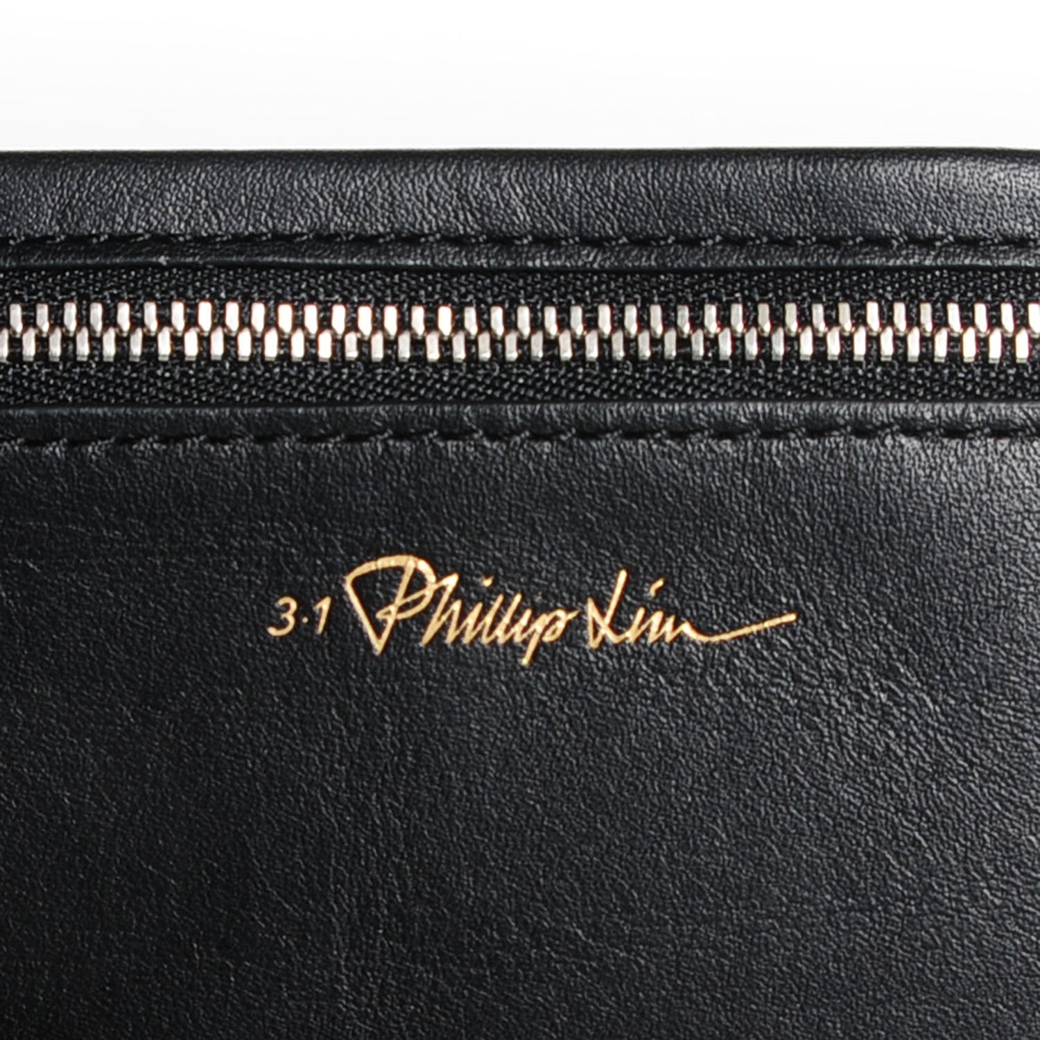 3.1 Phillip Lim 3.1 Smooth Calfskin Bi-Color Small Soleil Bucket Bag Off White Black 7 of 10