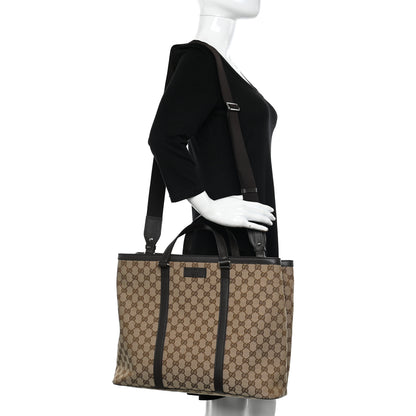 Gucci GG Monogram Large Joy Tote Bag Dark Brown 2 of 11