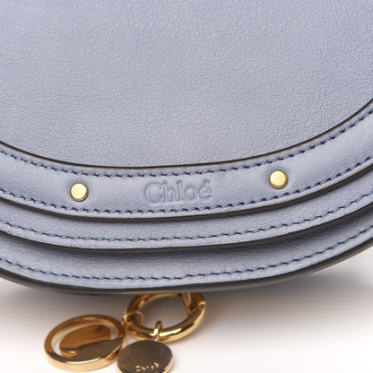 Chloe Calfskin Small Nile Bracelet Minaudiere Bag Washed Blue 6 of 9