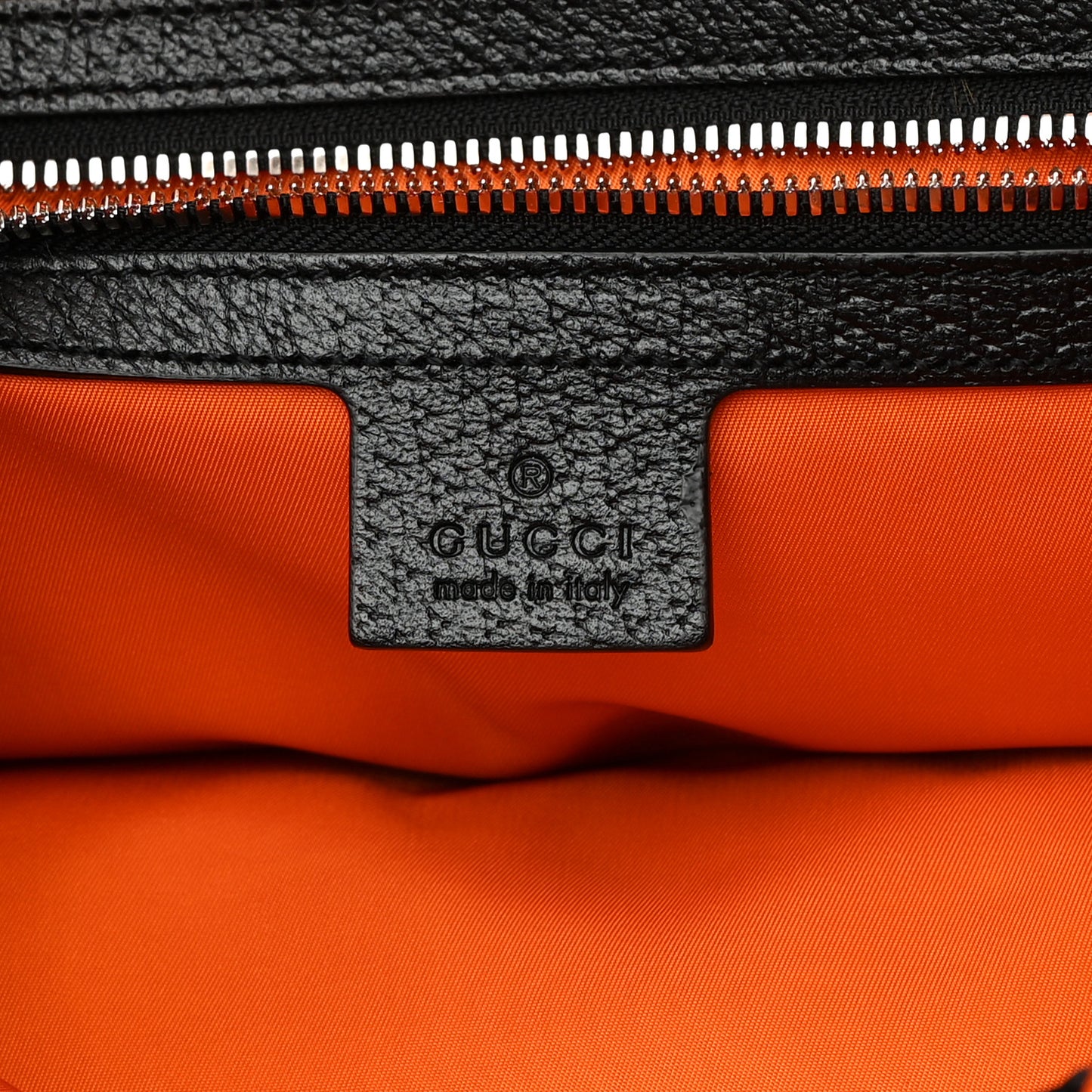 Econyl Nylon Monogram Off The Grid Utility Pocket Backpack Carrot Orange Black