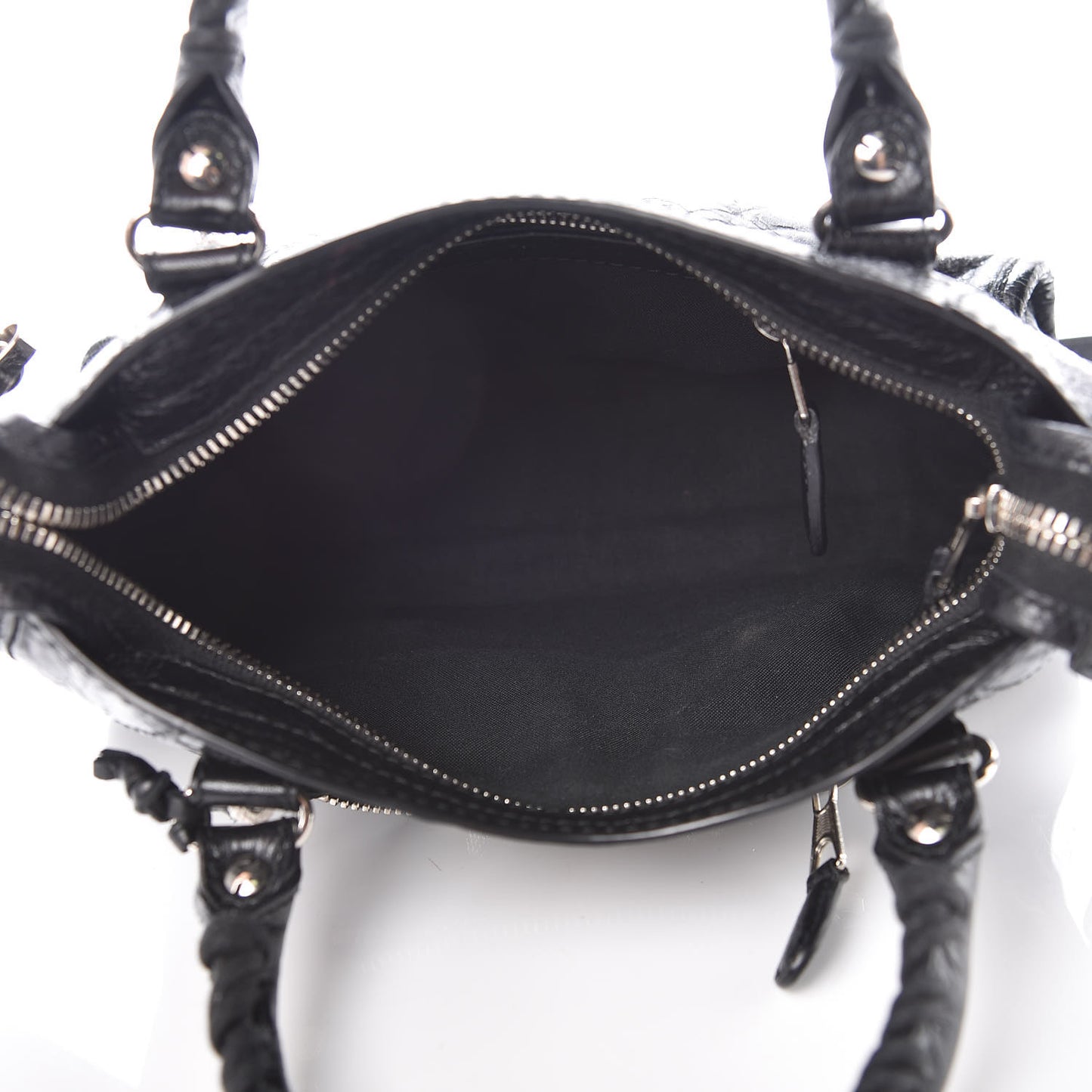 Agneau Giant 12 Silver Hardware Mini City Black