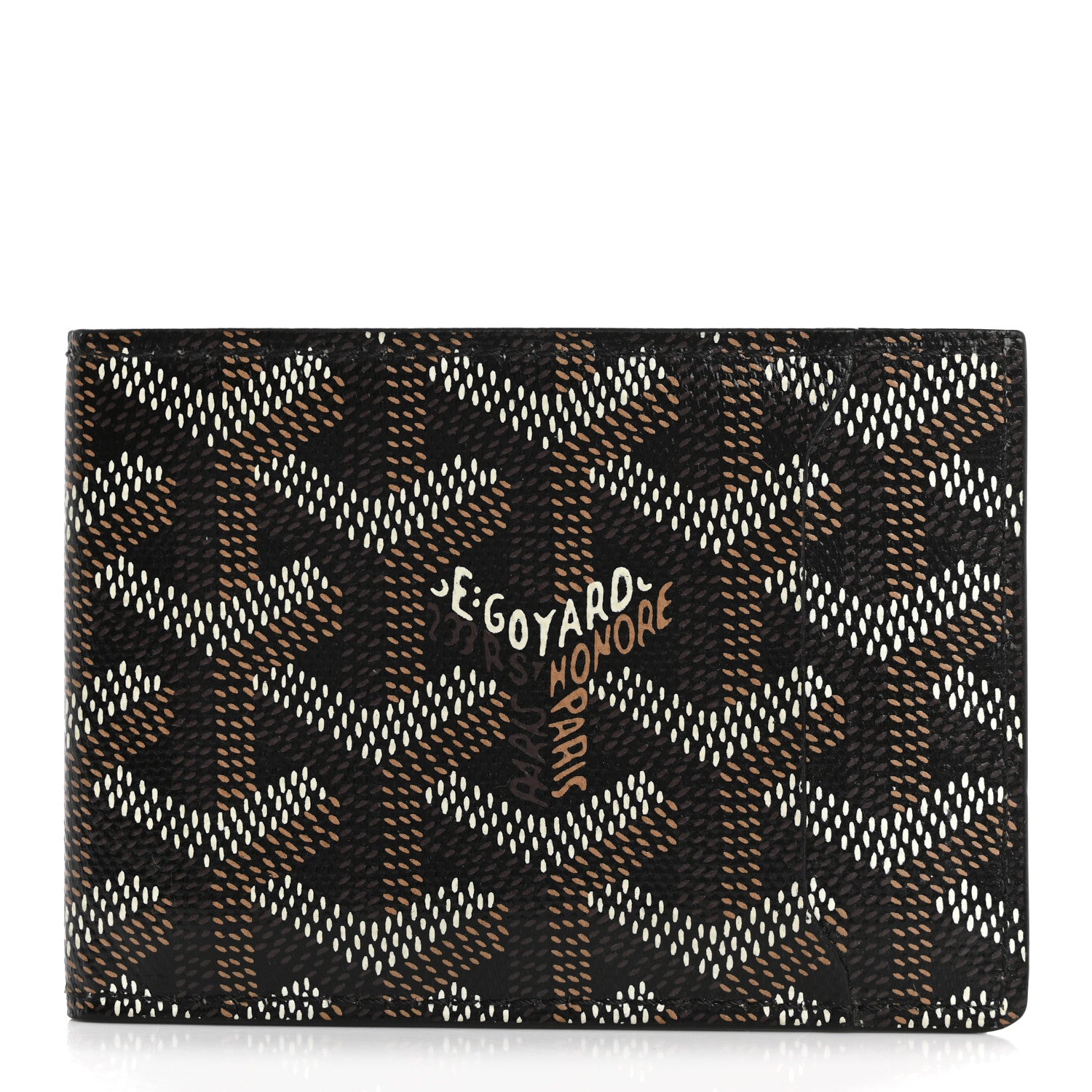 Goyard Goyardine Bi-Fold Victoire PM Wallet Black 1 of 8