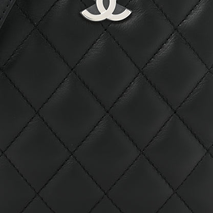 Chanel Lambskin Quilted Crossbody Bag Black 8 of 10
