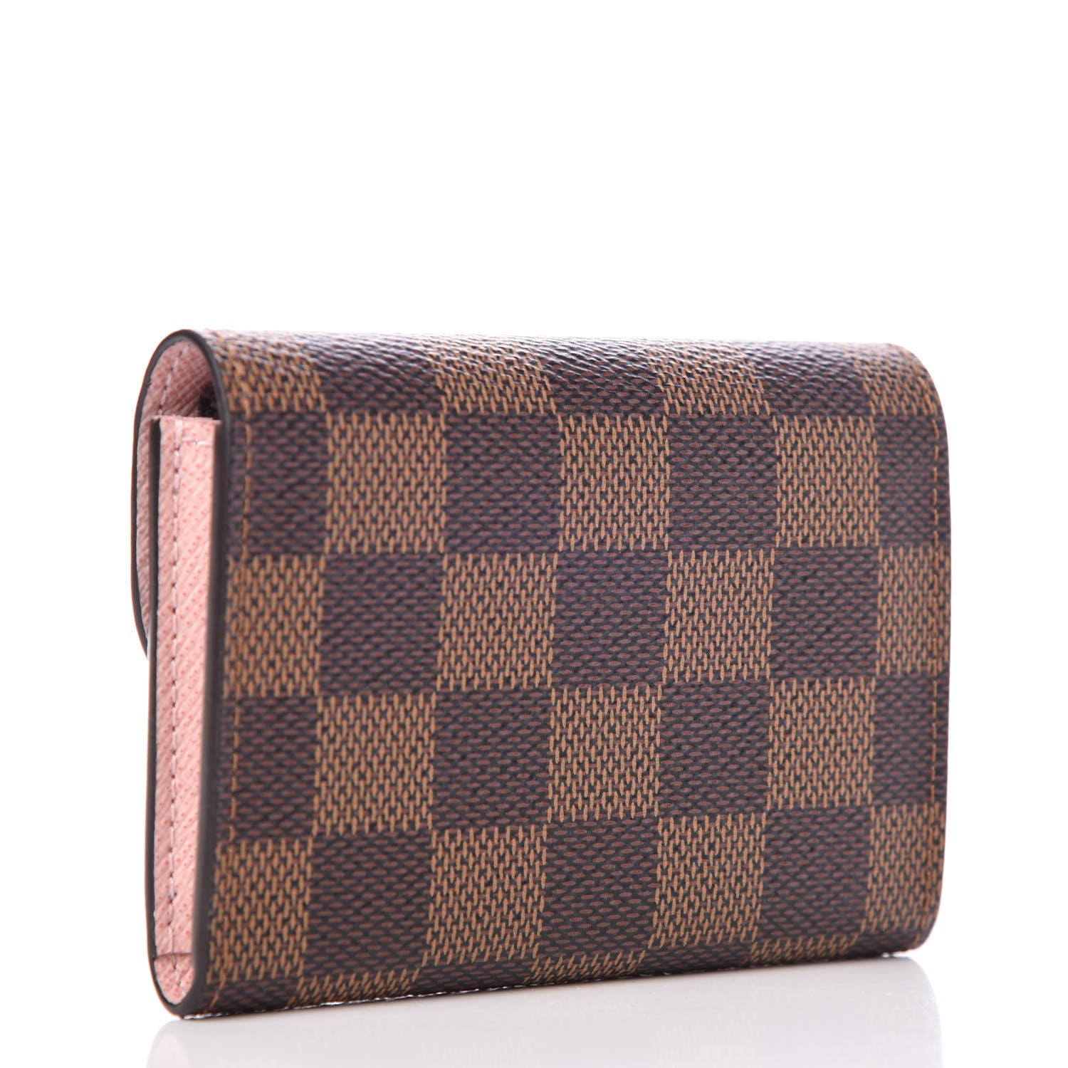 Louis Vuitton Damier Ebene Rosalie Coin Purse Rose Ballerine 3 of 7