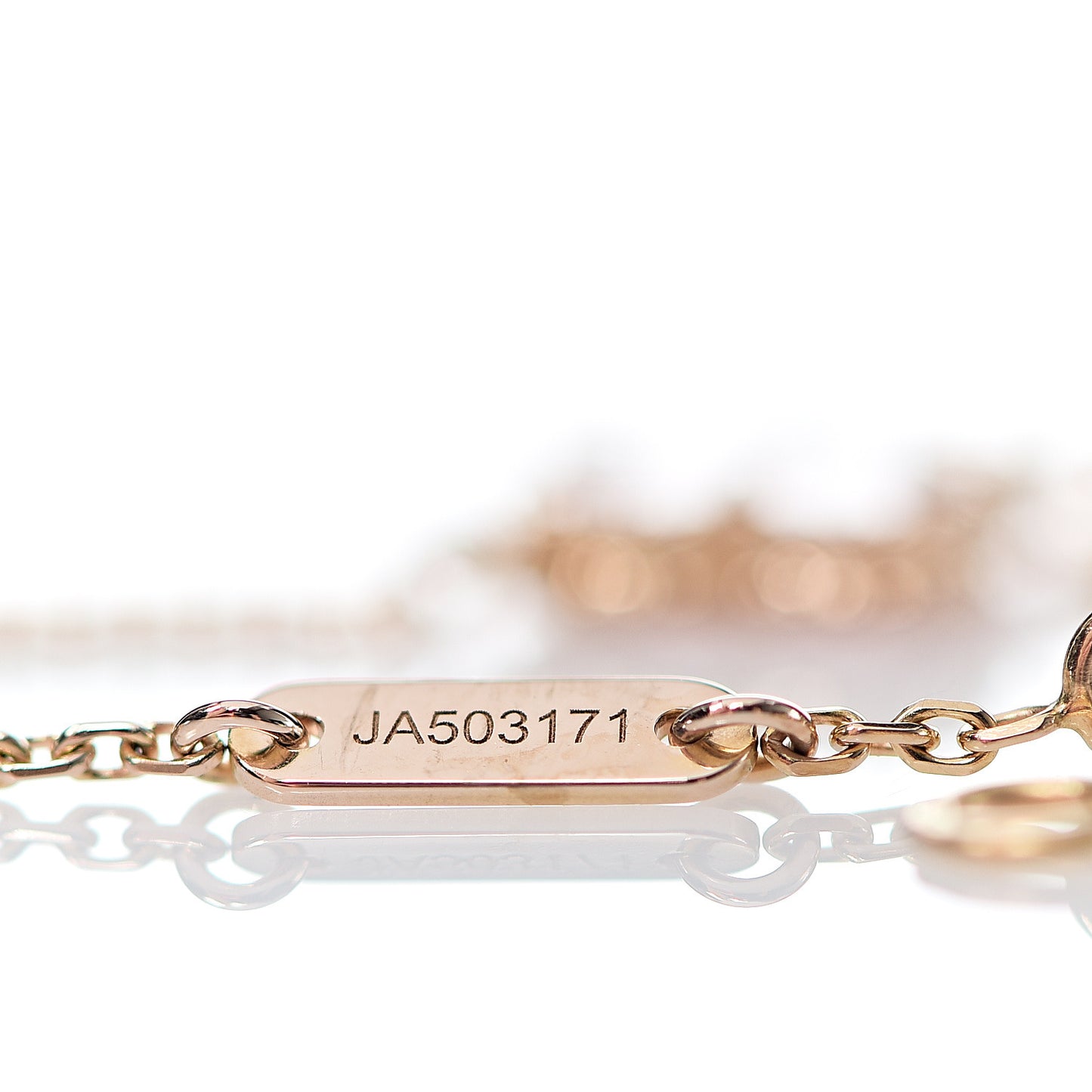18K Rose Gold Carnelian Sweet Alhambra Bracelet