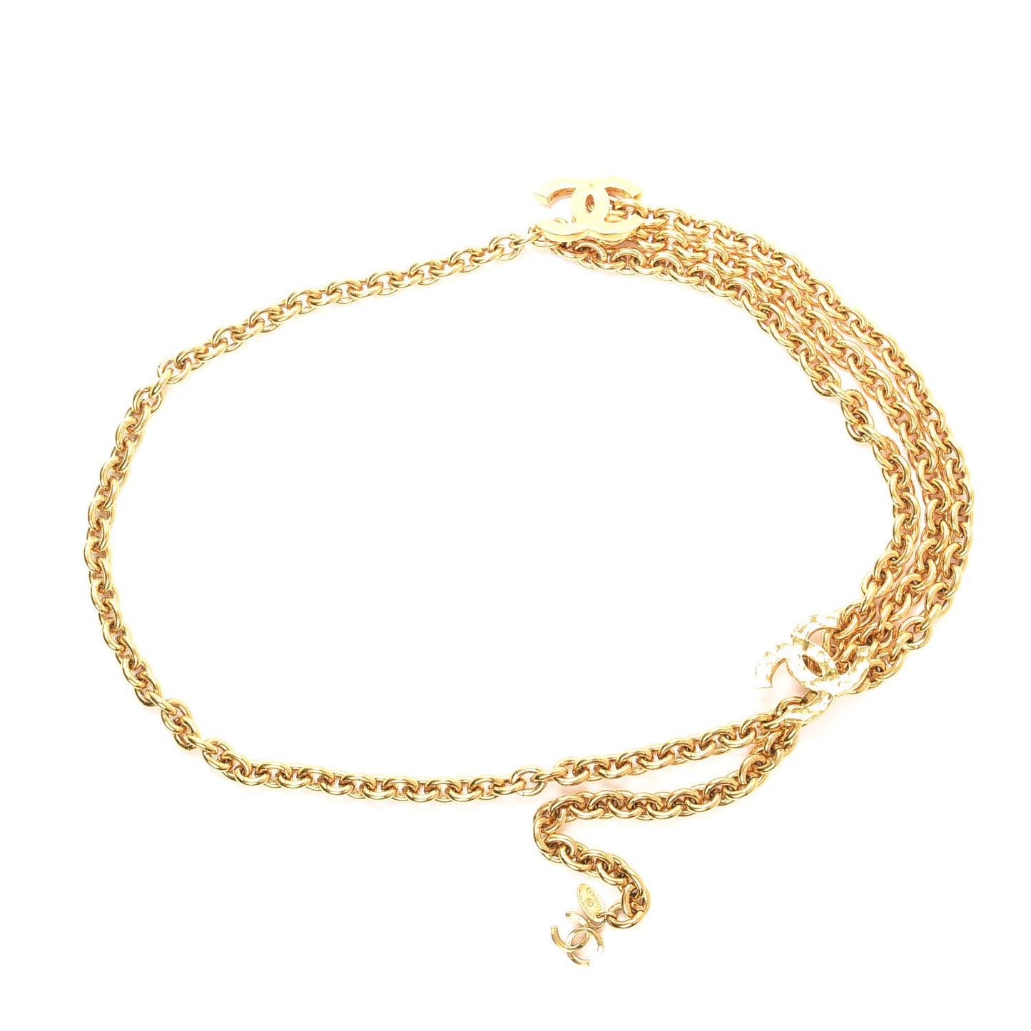 Chain CC Belt Gold