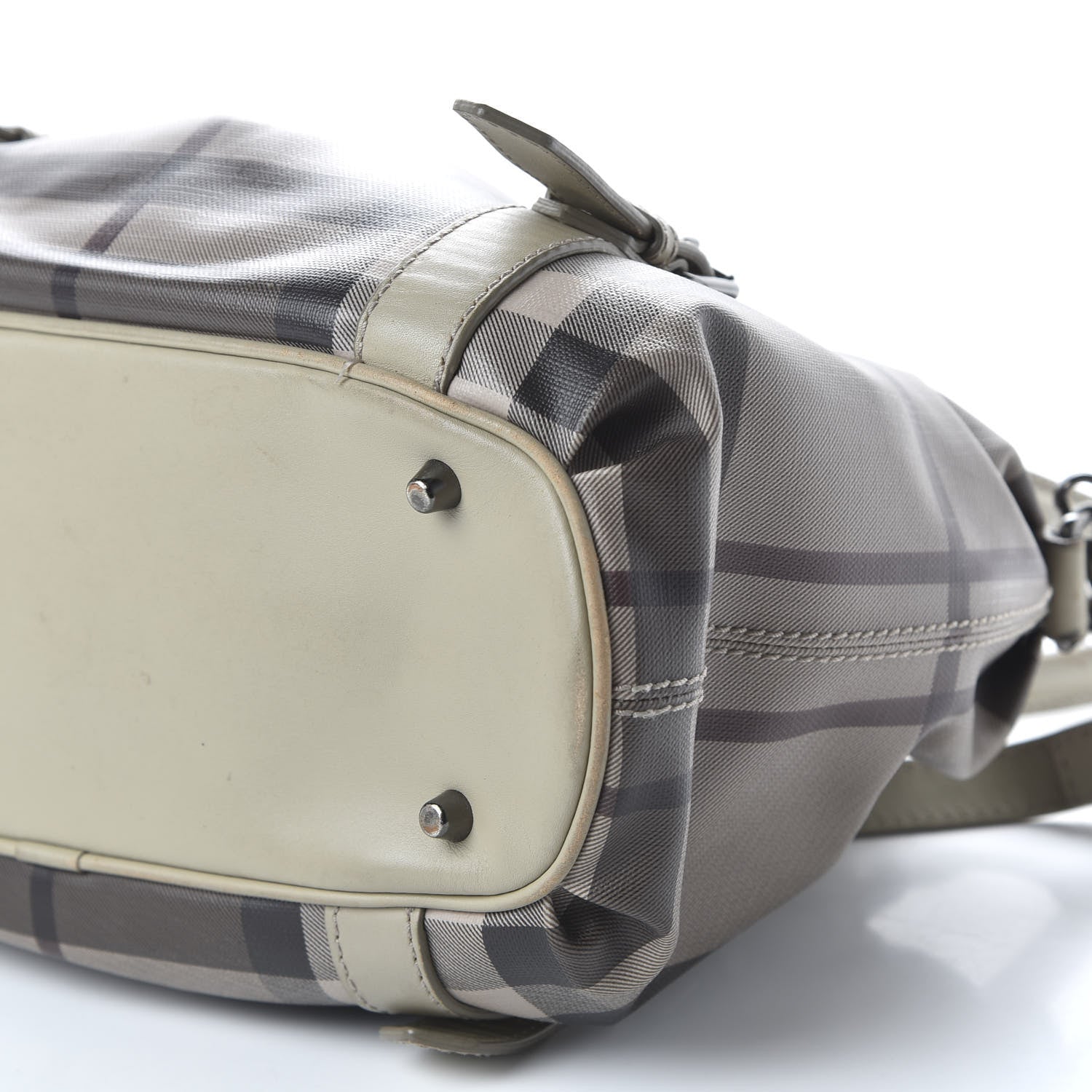 Burberry Smoked Check Small Northfield Tote Trench 8 of 14