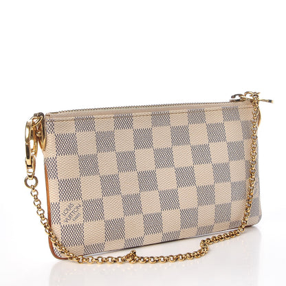 Louis Vuitton Damier Azur Pochette Milla MM 3 of 13