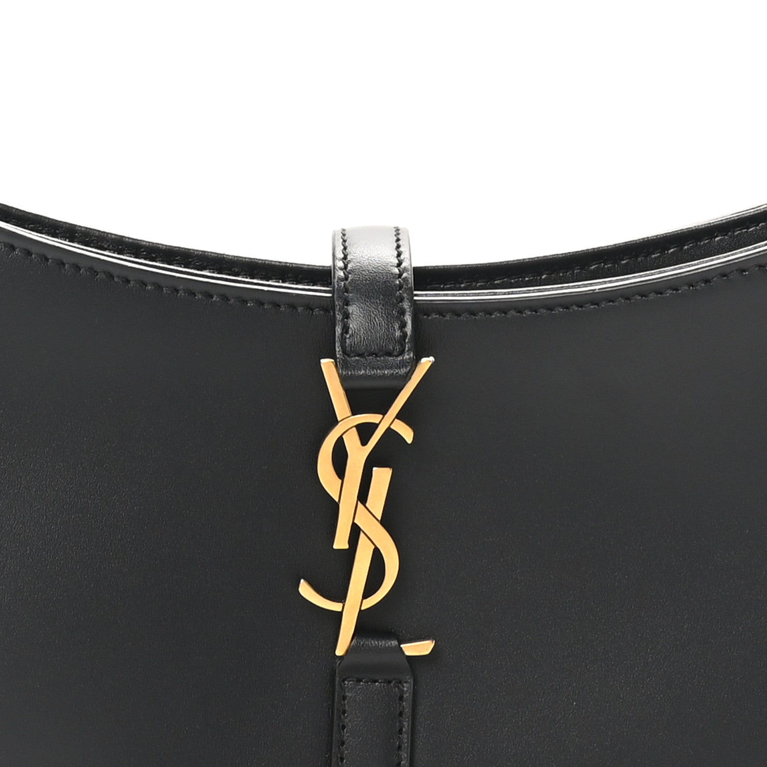Saint Laurent Smooth Calfskin Le 5 A 7 Mini Hobo Black 7 of 10