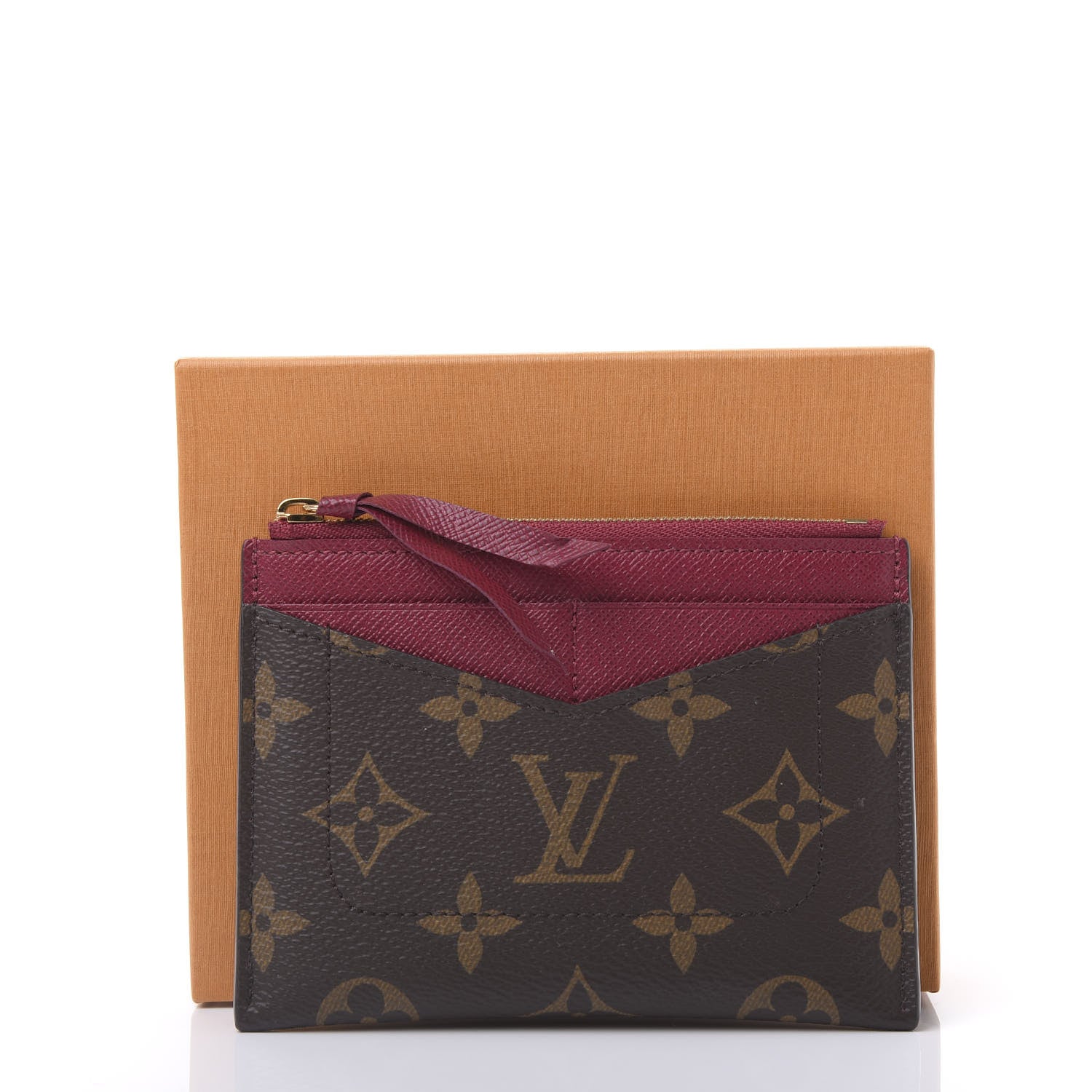 Louis Vuitton Monogram Zipped Card Holder Fuchsia 10 of 10
