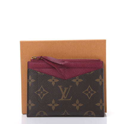 Louis Vuitton Monogram Zipped Card Holder Fuchsia 10 of 10