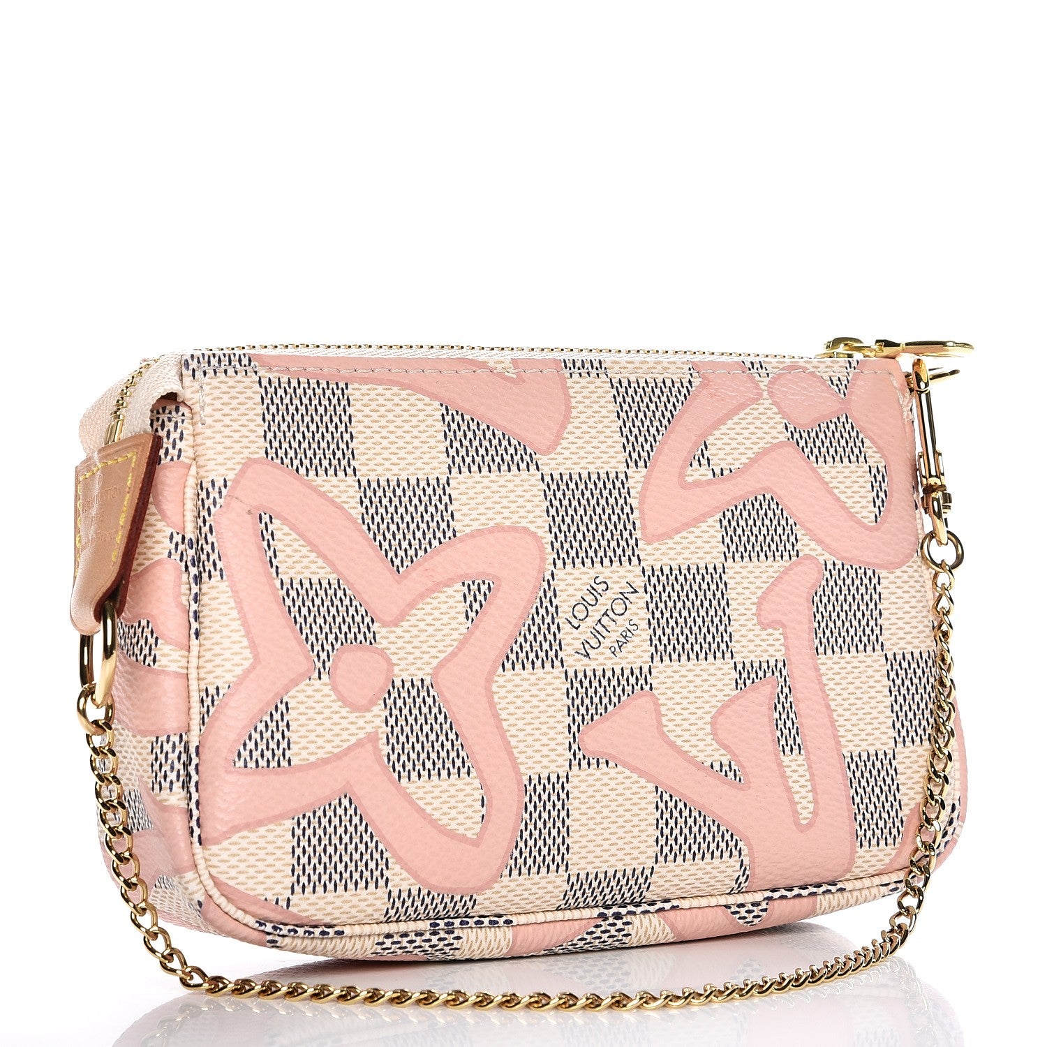 Louis Vuitton Damier Azur Tahitienne Mini Pochette Accessories 3 of 7