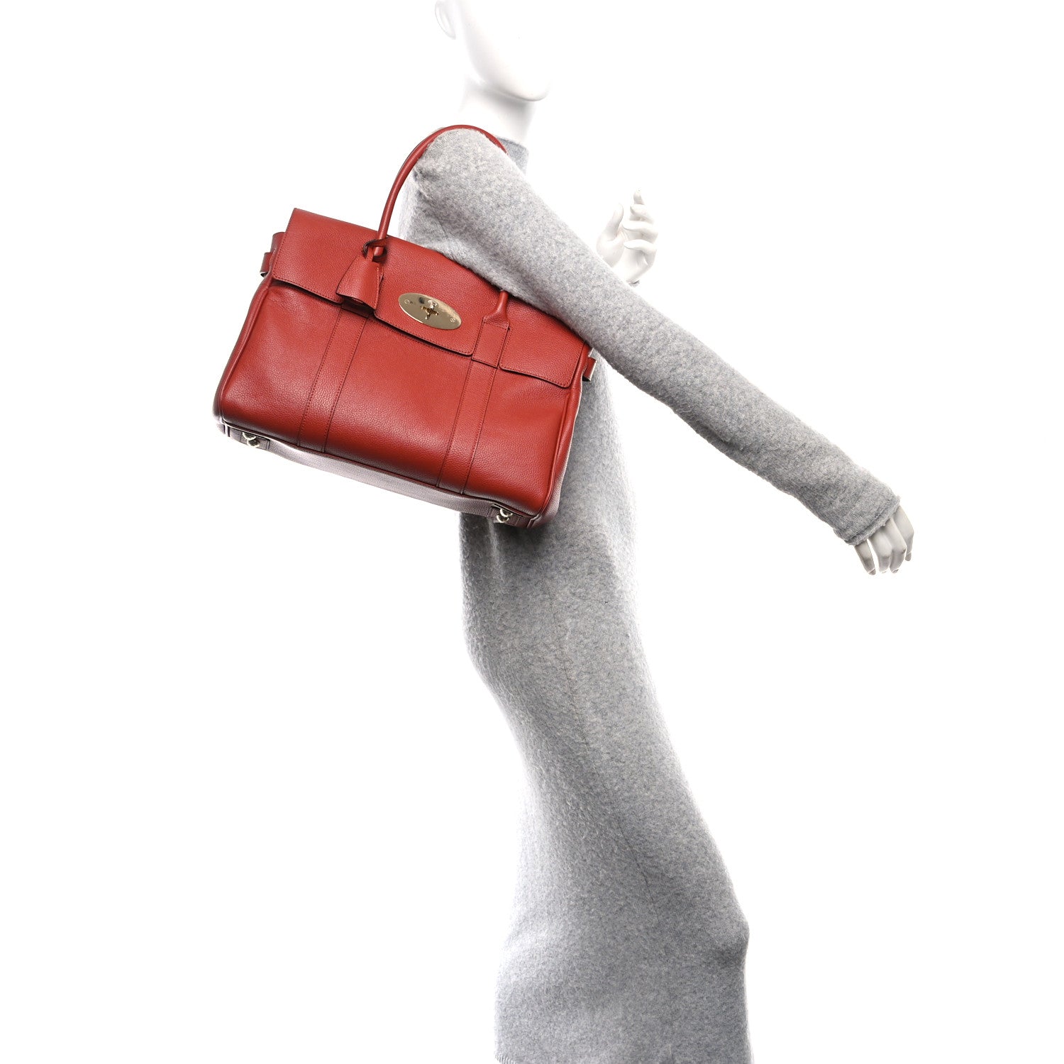 Mulberry Small Classic Grain Bayswater Rust 2 of 9