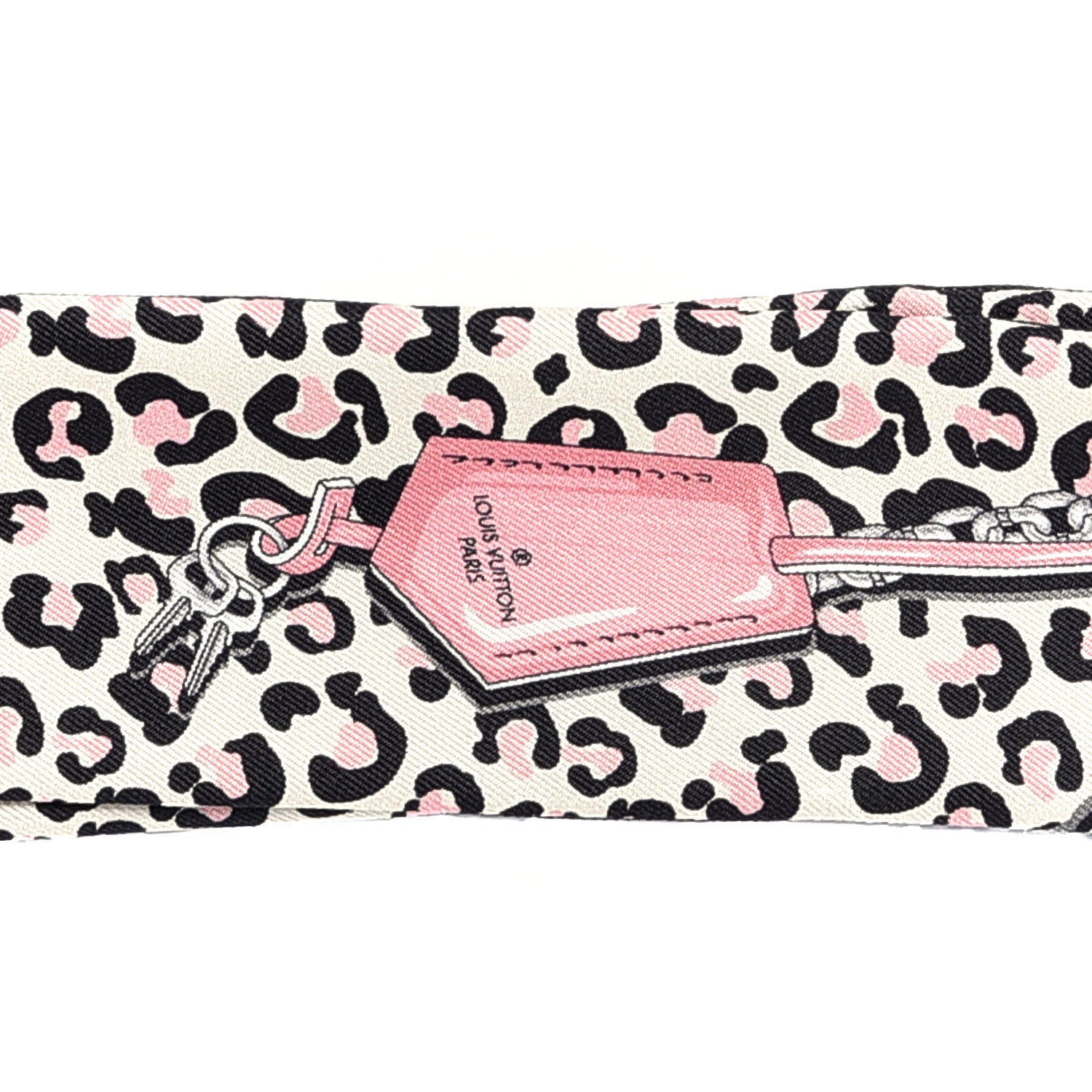 Louis Vuitton Silk Monogram Wild At Heart BB Bandeau Black 3 of 4