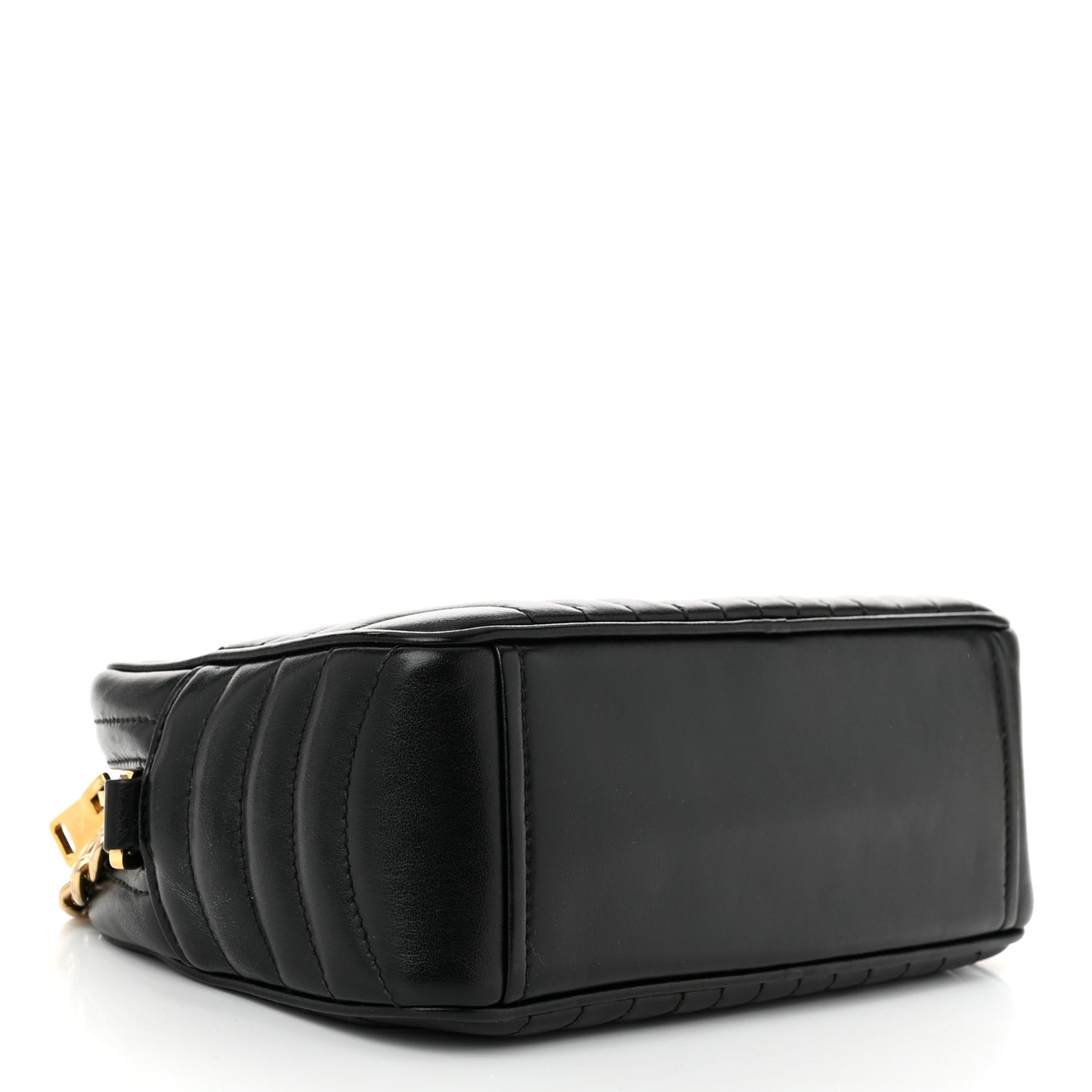 Soft Calfskin Diagramme Crossbody Bag Black
