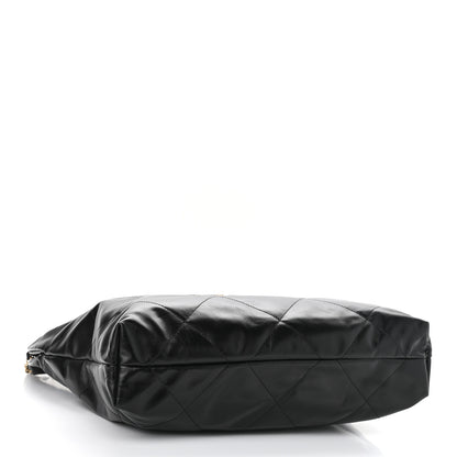 Chanel Shiny Calfskin Quilted Chanel 22 Black 5 of 11