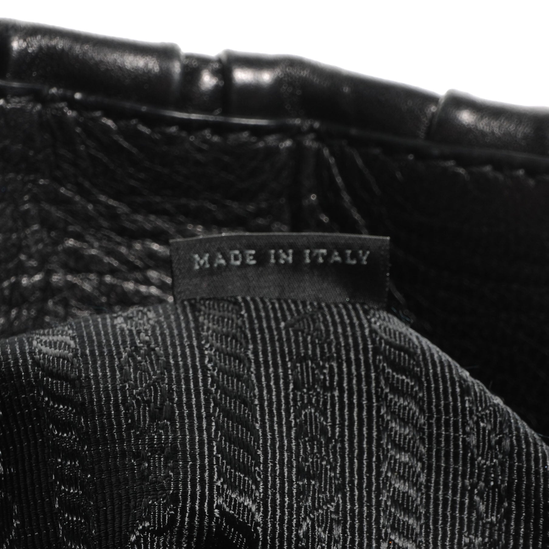 Prada Nappa Gaufre Flap Bag Black 7 of 11