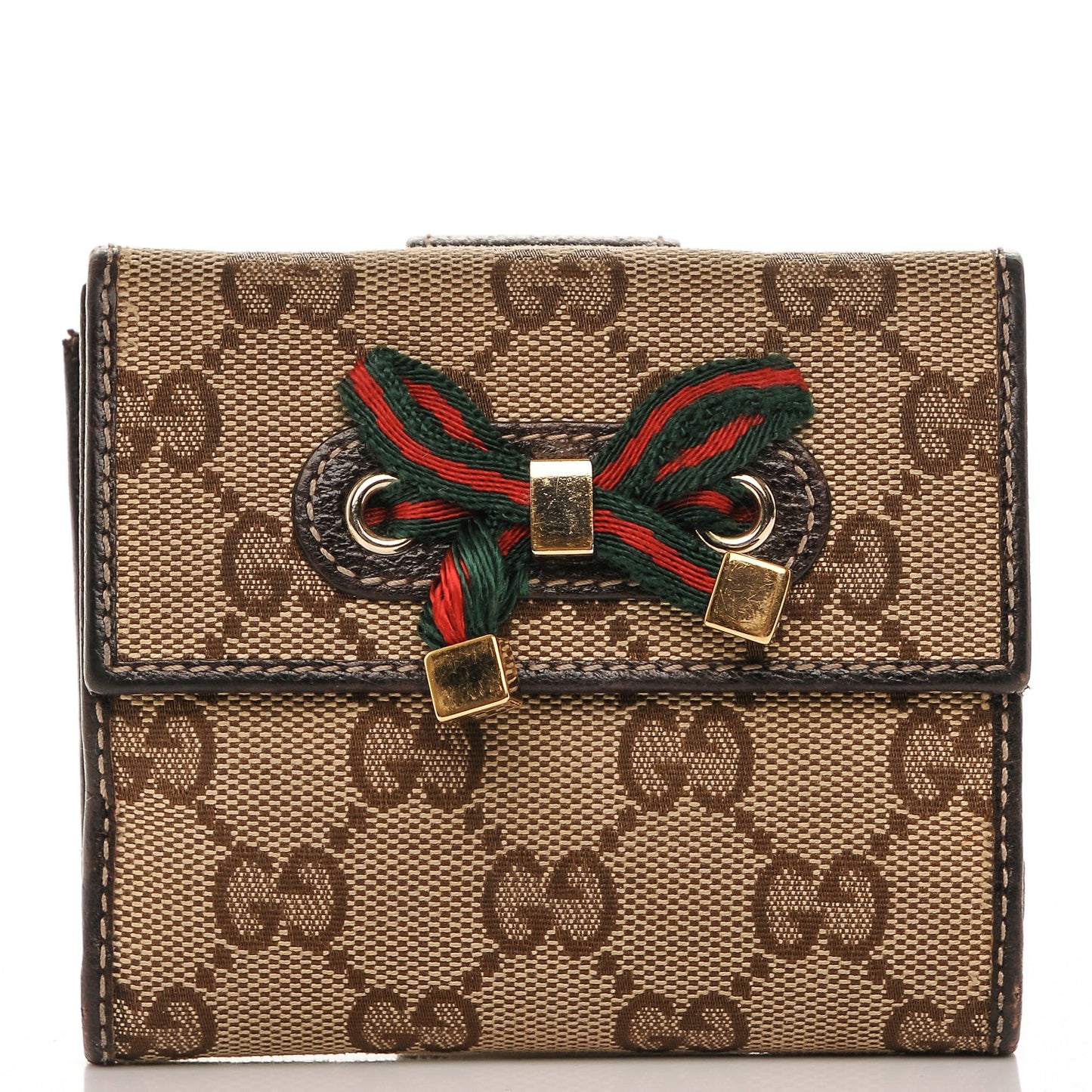 Monogram Princy Compact French Flap Wallet Brown