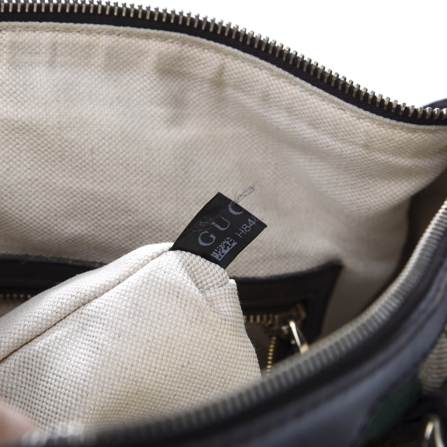 Monogram Vintage Web Medium Boston Dark Brown