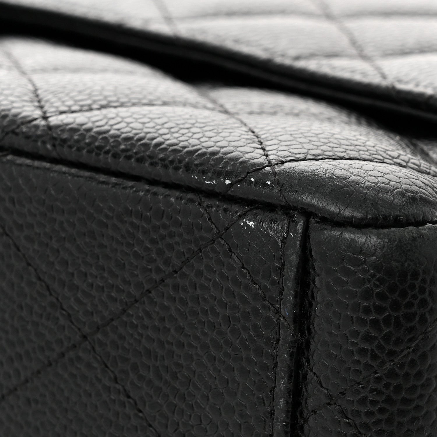 Chanel Caviar Quilted Maxi Double Flap Black 12 of 13