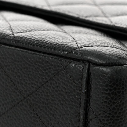 Chanel Caviar Quilted Maxi Double Flap Black 12 of 13