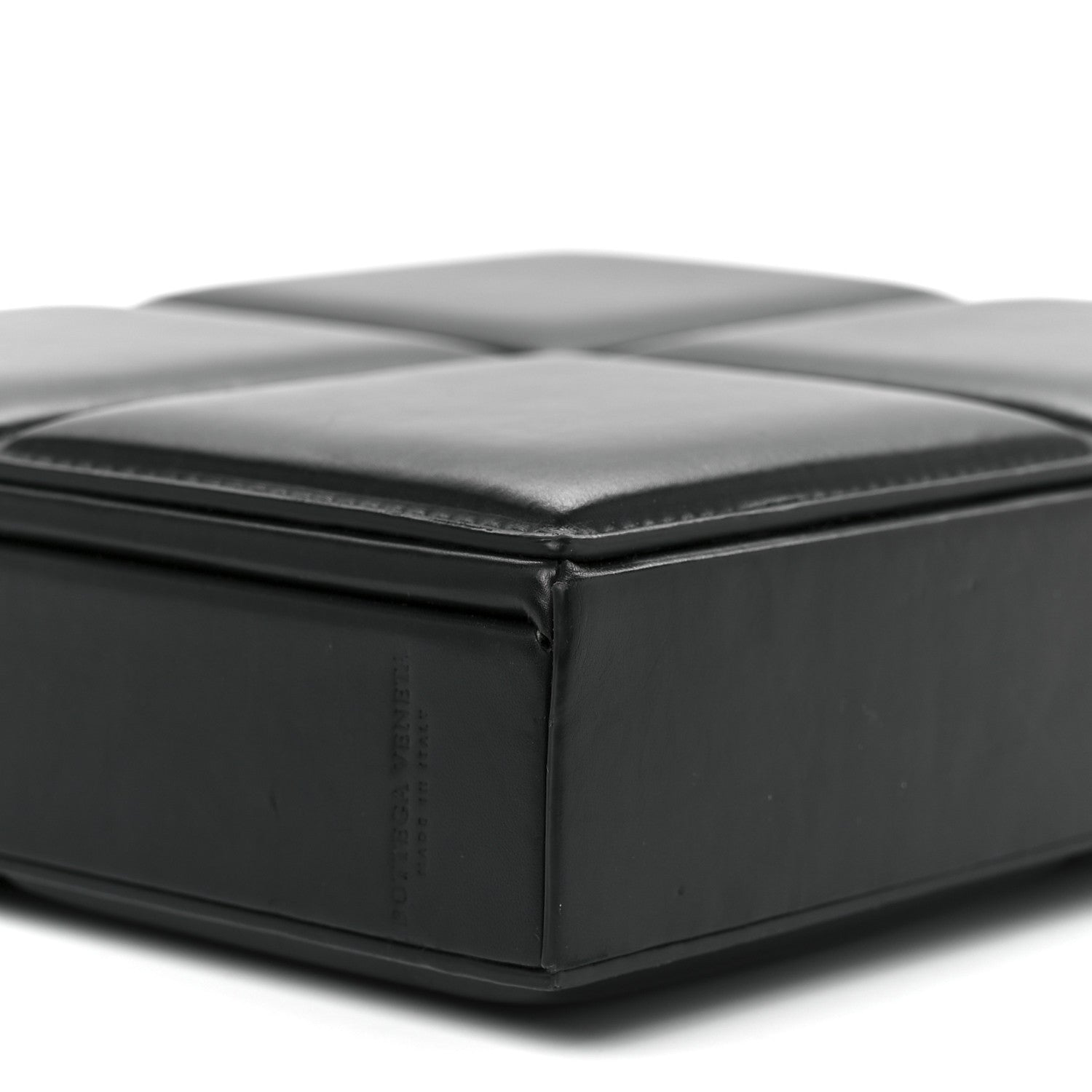 Bottega Veneta Calfskin Padded Mini Trunk Black 11 of 14