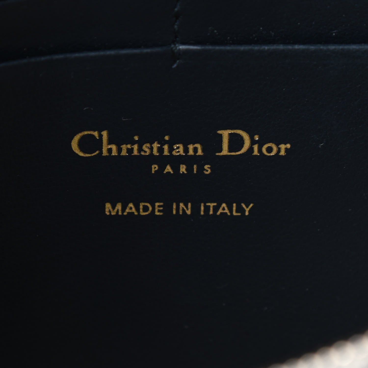 Christian Dior Oblique Saddle Chain Pouch Blue 6 of 9