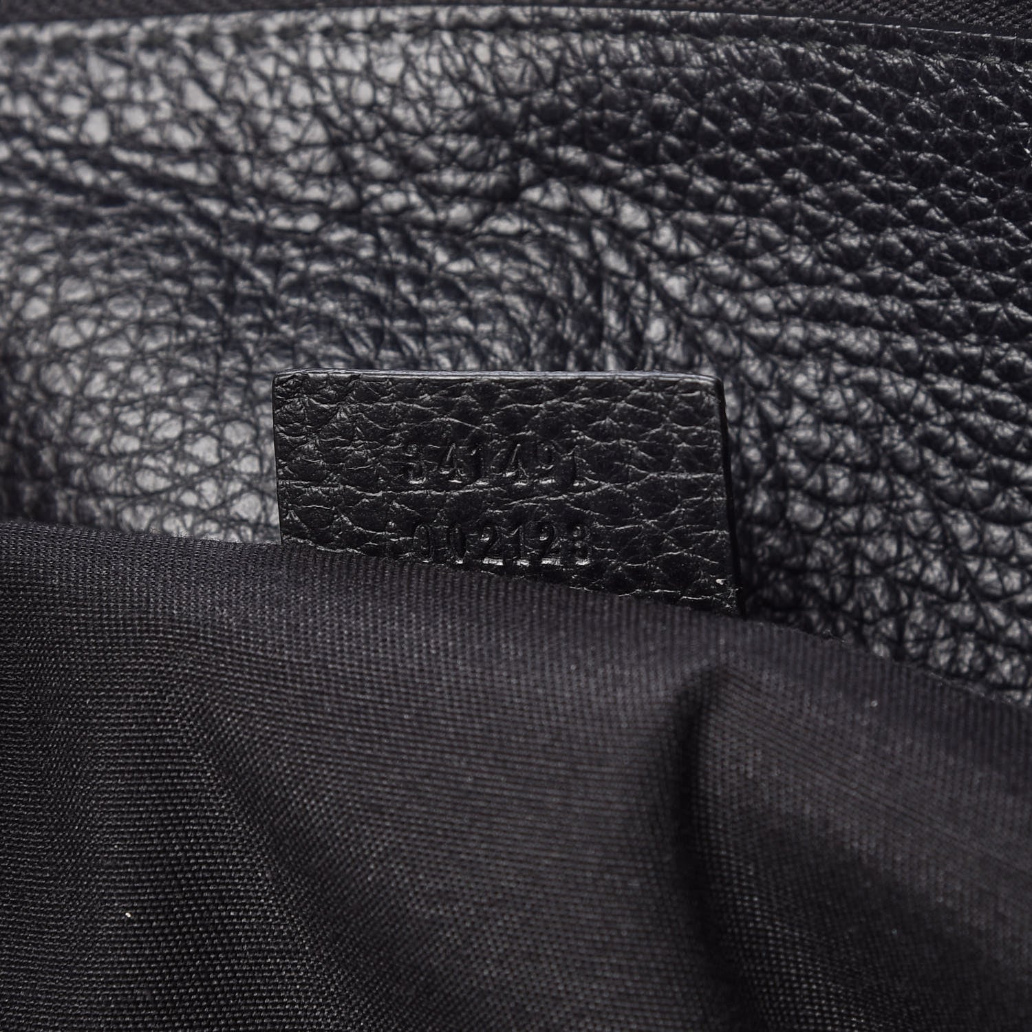 Gucci Denim Monogram Large D Ring Tote Black 7 of 9