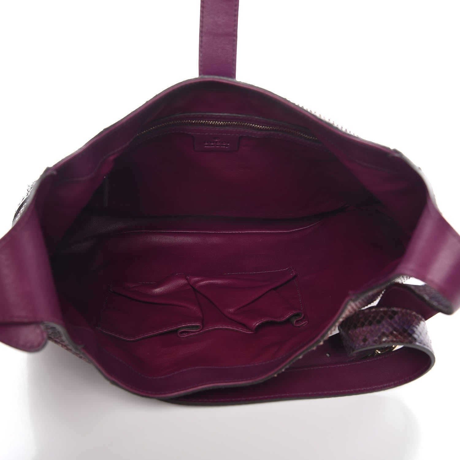 Gucci Python Medium Jackie Shoulder Bag Purple 5 of 9