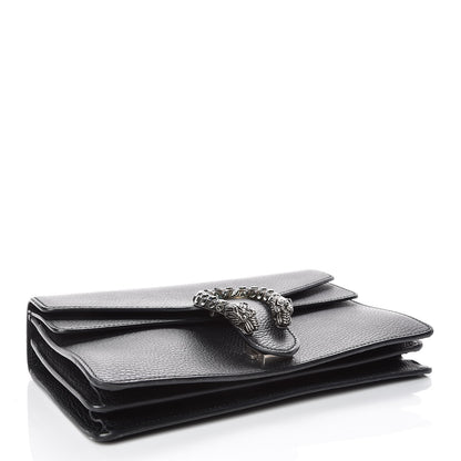 Gucci Pebbled Calfskin Small Dionysus Shoulder Bag Black 4 of 15