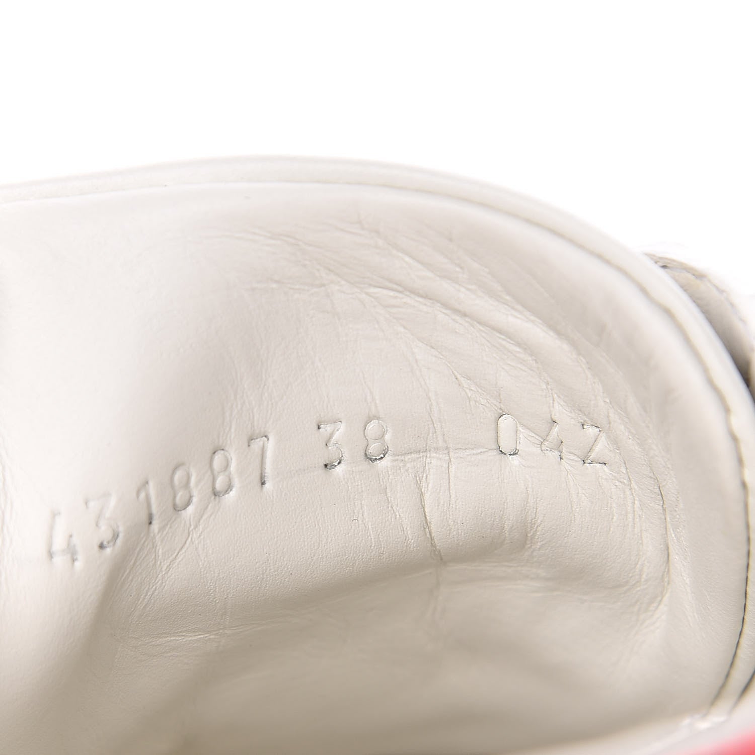 Gucci Calfskin Web Pearl Studded Womens Ace Sneakers 38 White 8 of 9