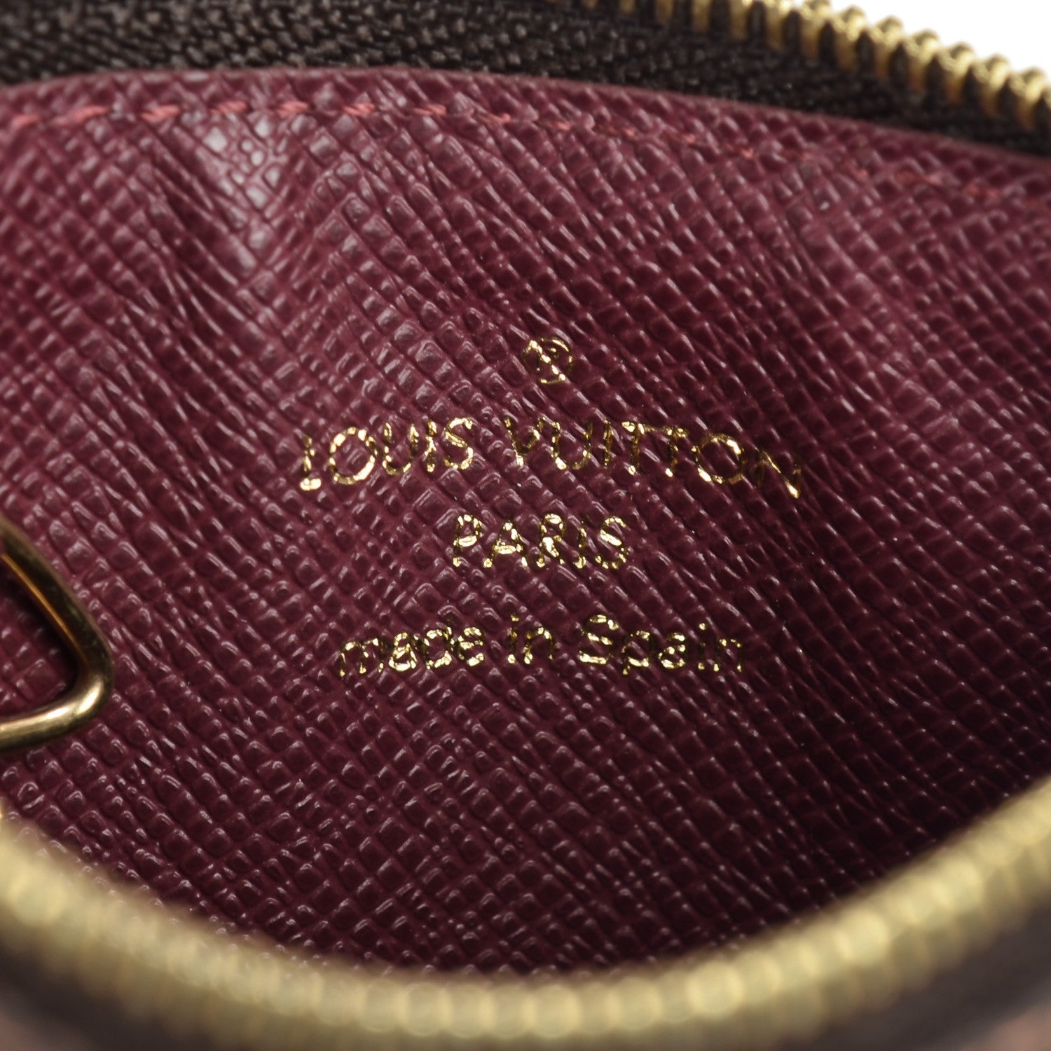 Louis Vuitton Damier Ebene Scribe Affiche Key Pouch 7 of 8