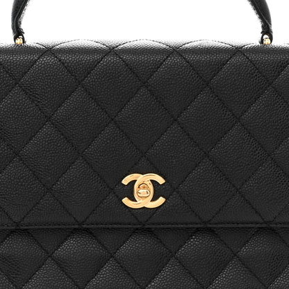 Chanel Caviar Quilted Jumbo Kelly Flap Black 7 of 13